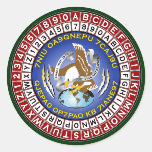 Adesivo Roda 1 da cifra do ASA