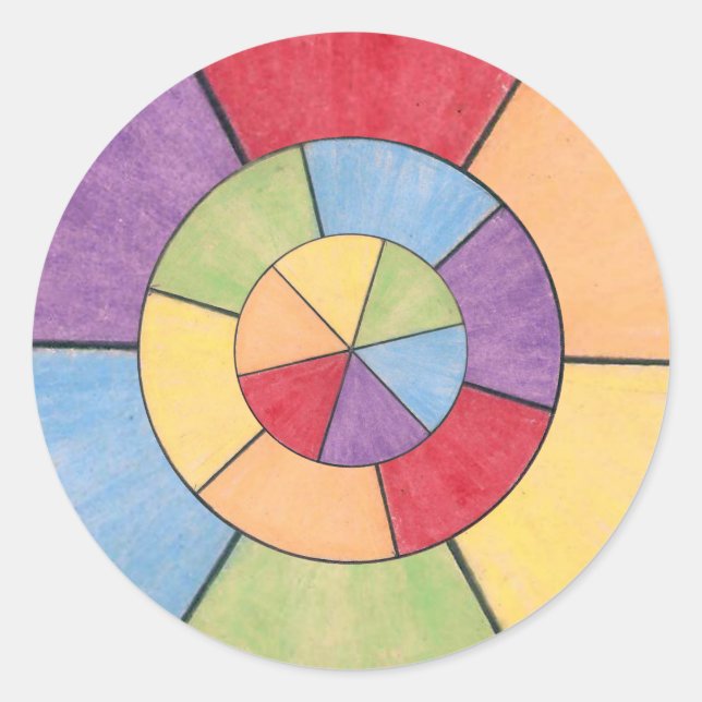 Adesivo roda colorida (Frente)