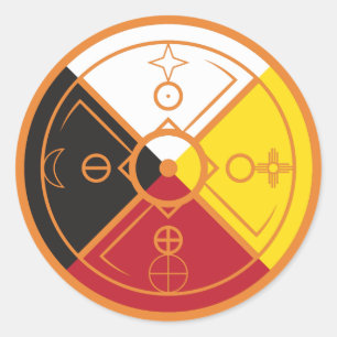 Adesivo Roda de Medicina de Hoop Sagrada