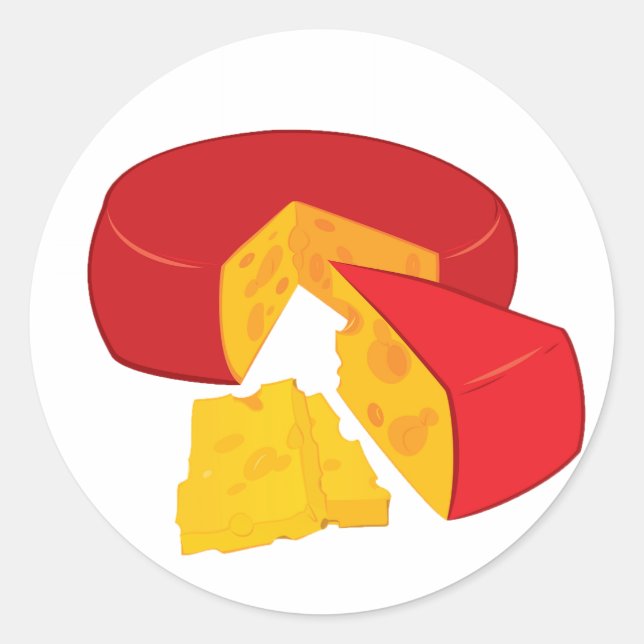 Adesivo Roda De Vinhetas De Queijo (Frente)