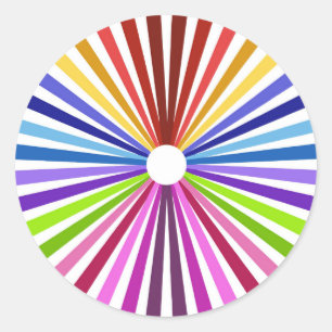 Adesivo Roda do arco-íris