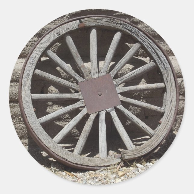 Adesivo Roda do vagão (Frente)