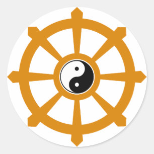 Adesivo Roda Yin Yang de Dharma