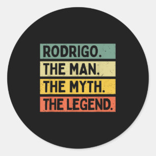 Adesivo Rodrigo O Homem O Mito A Lenda Engraçada Pessoal