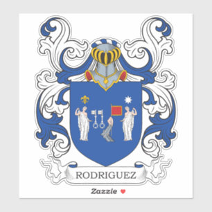 Adesivo Rodriguez Family Crest
