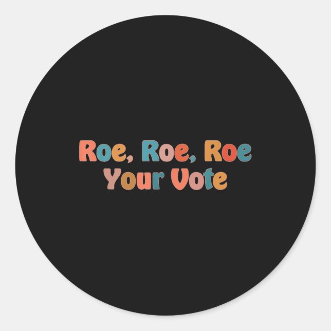 Adesivo roe roe seu voto 3 (Frente)