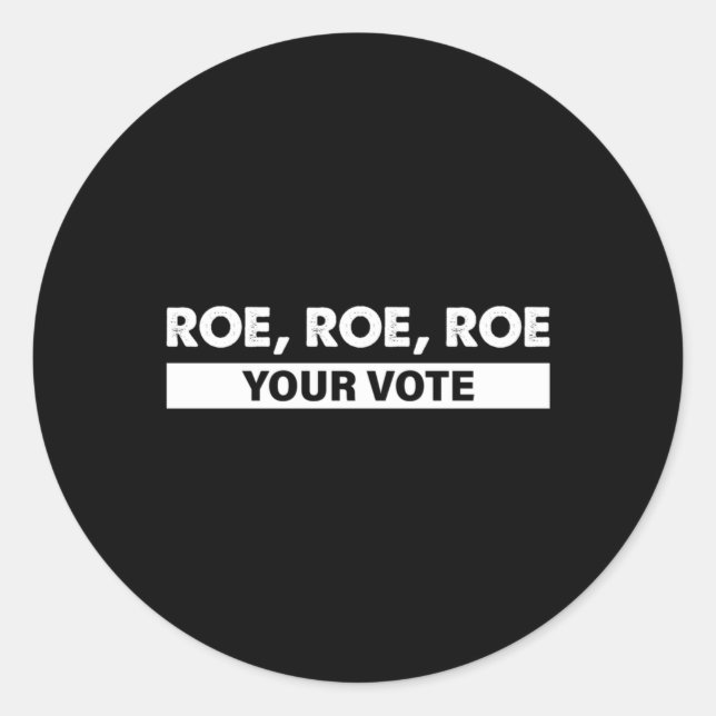 Adesivo roe roe seu voto 4 (Frente)