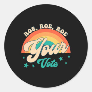 Adesivo Roe Roe Vote Pro Roe Feminista Reprodutiva Ri
