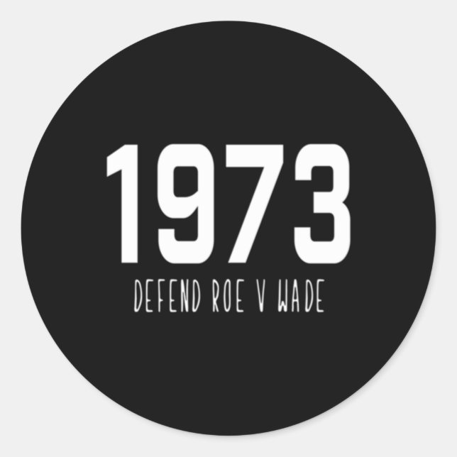 Adesivo Roe V Wade Direitos da Mulher (Frente)