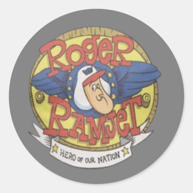 Adesivo Roger Ramjet (Frente)
