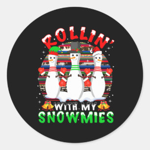 Adesivo Rolando Com Meus Funnilovers De Natal Snowmie