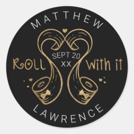 Adesivo Rolar com o papel Dourado da ferramenta LGBTQ Econ