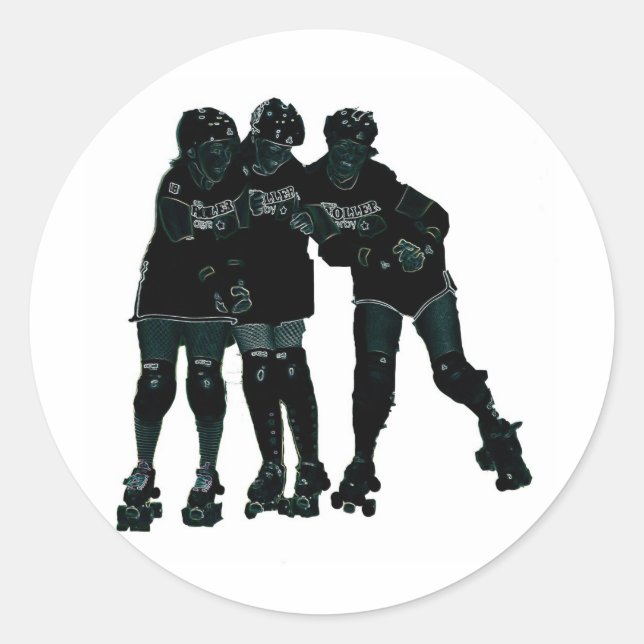 Adesivo Roller Derby Girls (Frente)