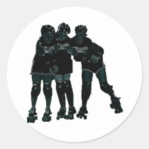 Adesivo Roller Derby Girls