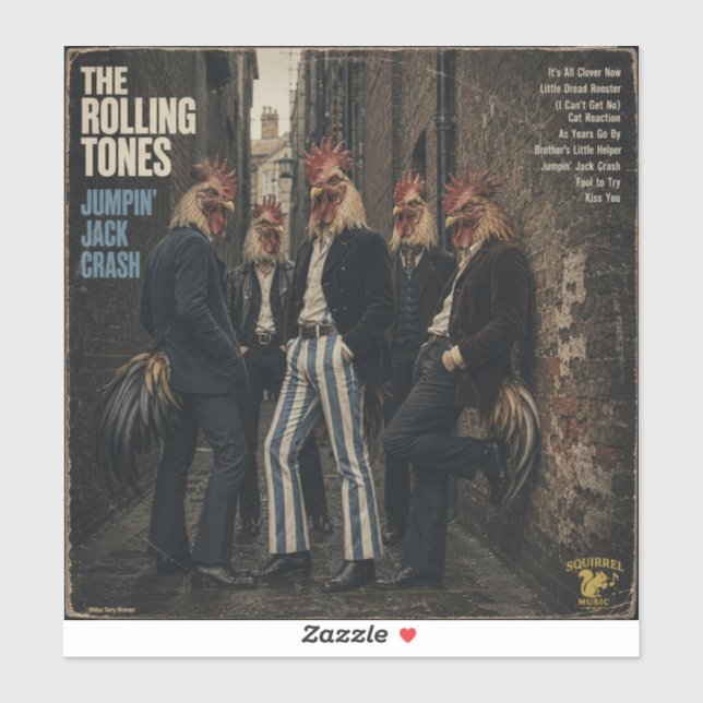 Adesivo Rolling Tones: uma Paródia (Folha)