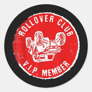 Adesivo Rollover Club Utv Sxs Engraçado Lado A Lado Do Off