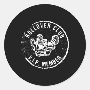 Adesivo Rollovers Club Vip Member Atv Utv Lovers Engraçado