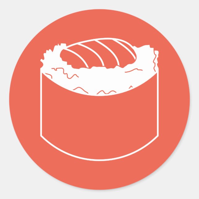 Adesivo rolo sushi (Frente)