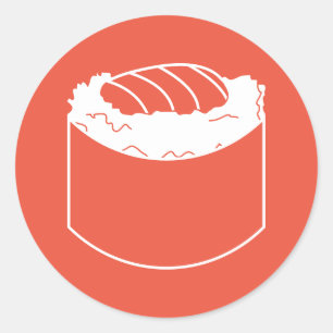 Adesivo rolo sushi