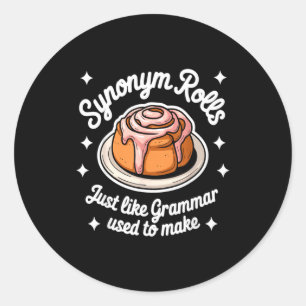 Adesivo Rolos de Sinônimo Assim Como a Gramática Costumava