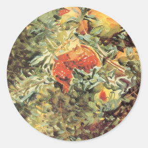 Adesivo Romã II por Sargent, arte do jardim do vintage