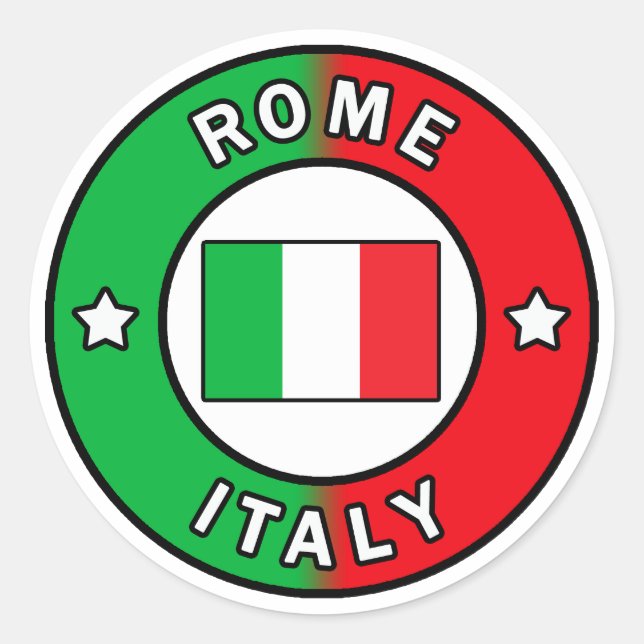 Adesivo Roma Itália (Frente)