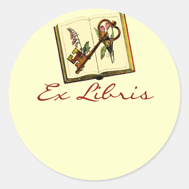 Adesivo Roman a Clef Bookplate Stickers (Frente)