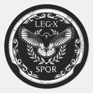 Adesivo Roman Eagle Legio X Shield