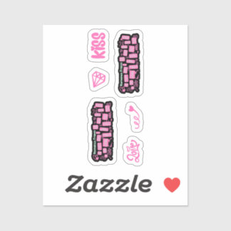 Adesivo Romance Book Tropes Hot Pink Pack