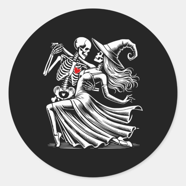 Adesivo Romance Dance Com Bruxa (Frente)