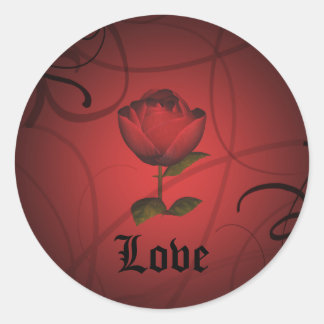Adesivo romance gótico, amor