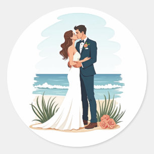 Adesivo Romance na Praia