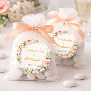 Adesivo Romance suave floral tropical