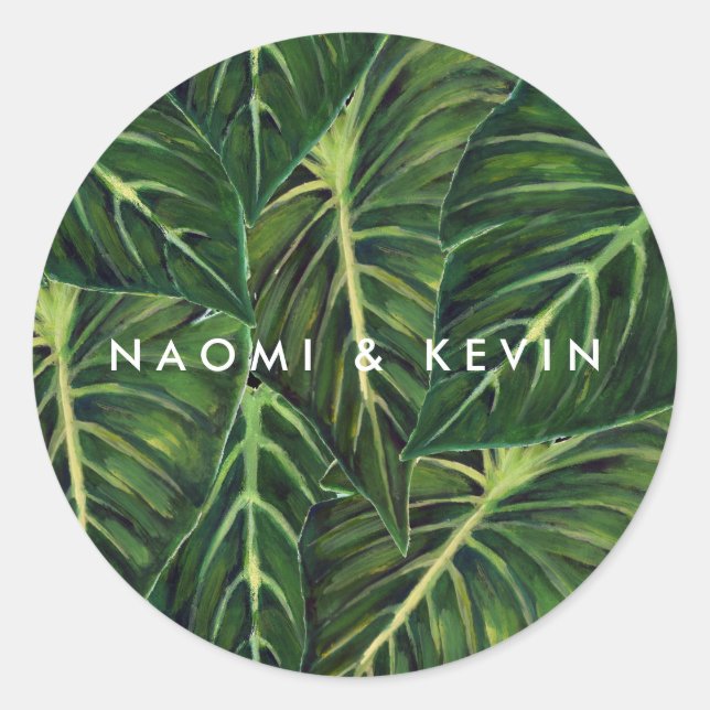 Adesivo Romance tropical/adesivo (Frente)