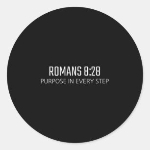 Adesivo Romanos 8_28 - Propósito Em Cada Passo Bíblia Reli