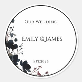 Adesivo Romantic Floral Wedding Soft Elegant
