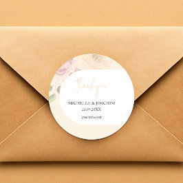 Adesivo Romântica Blush Boho Floral Watercolor