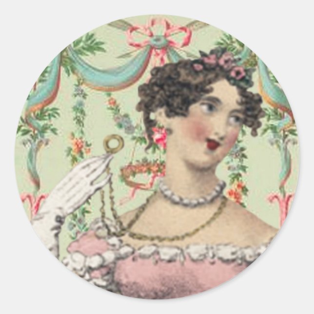 Adesivo Romântica Soiree para Jane Austen (Frente)