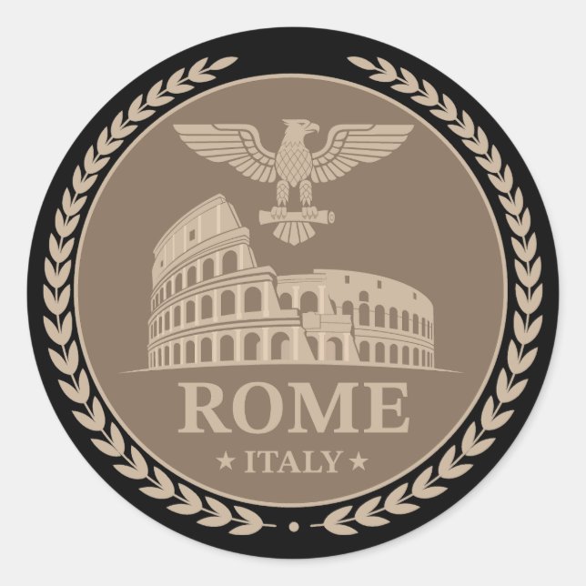 Adesivo Rome Colosseum Italy Europe (Frente)
