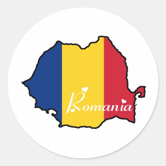 Adesivo Romênia Sticker (Frente)