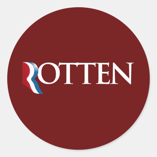 Adesivo Romney é Rotten.png (Frente)