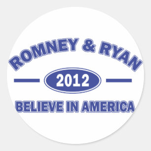 Adesivo Romney e Ryan 2012