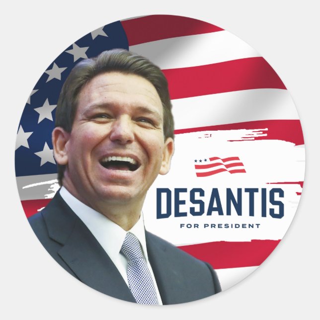 Adesivo Ron DeSantis para o Presidente 2024 (Frente)