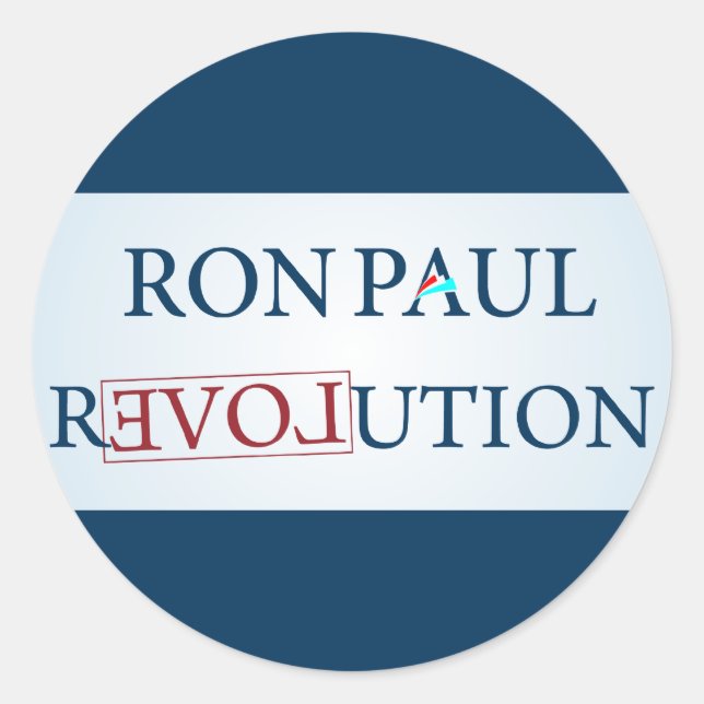 Adesivo Ron Paul (Frente)