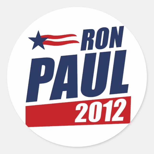 ADESIVO RON PAUL 2012 (Frente)