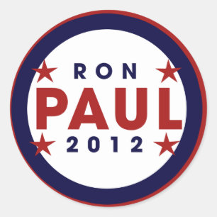 Adesivo Ron Paul 2012