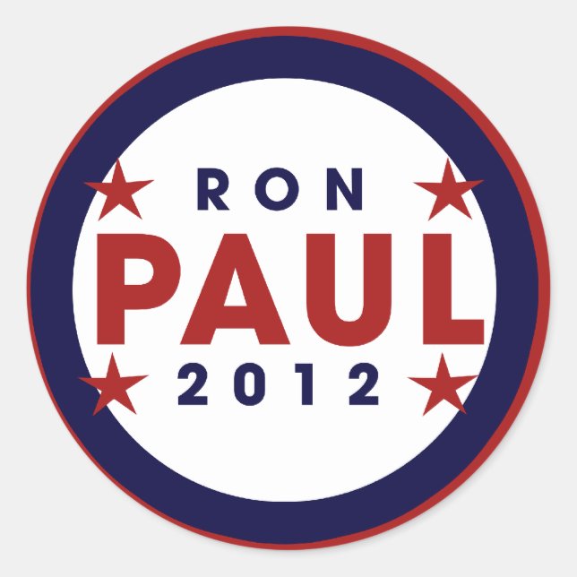 Adesivo Ron Paul 2012 (Frente)