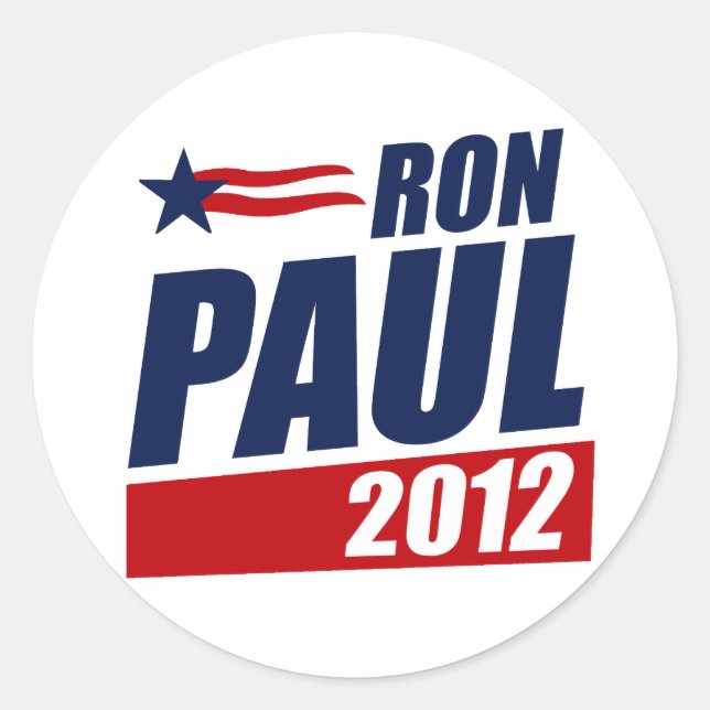 ADESIVO RON PAUL 2012 (Frente)