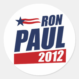 ADESIVO RON PAUL 2012