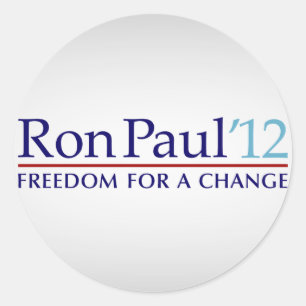Adesivo Ron Paul 2012